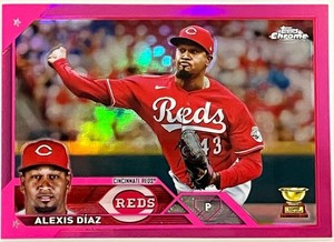 2023 Topps Chrome baseball pink refractors U Pick singles Complete Your Set