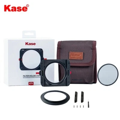 Kase K75 Slim Magnetic Filter Holder Bracket 70mm CPL 62mm 67mm Adapter Ring Kit - Image 1 of 4