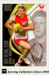 2011 Select AFL Infinity Medal Winners Card MW5 Daniel Hannebery (Rising Star)