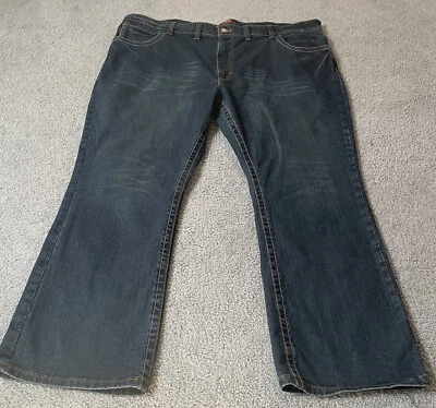 80s Bulwark Flame Resistant Jeans Men’s 40x30 Blue Denim Boot Cut Rugged Western - Image 1 of 4