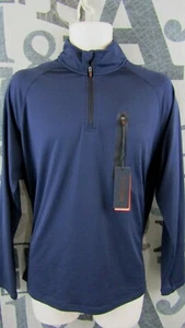 New One Day Away Lightweight 1/4 Zip Pullover Jacket Men M Navy Blue Stretch $79 - Bild 1 von 11