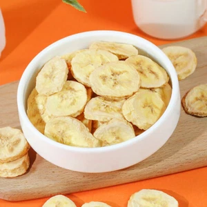 Non-Fried Snack, Natural Banana Crisps, Freeze-Dried Banana Chips - Picture 1 of 21