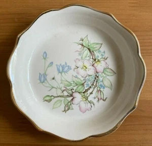 ROYAL WINTON IRONSTONE  -  FLORAL DESIGN PIN / TRINKET DISH (12cm) - Picture 1 of 2
