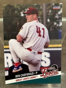 2022 Choice Ben Casparius Great Lakes Loons Tarjeta de Equipo RC Novato #3 Dodgers - Imagen 1 de 2