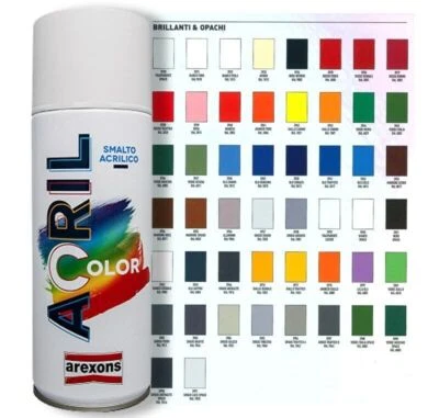 AREXONS BOMBOLETTA SMALTO VERNICE SPRAY ACRILICO RAPIDA ESSICCAZIONE 400ML - Immagine 1 di 4