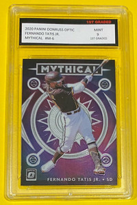 2020 DONRUSS OPTIC FERNANDO TATIS JR 1ST GRADED MINT 9 MYTHICAL PADRES #M-6 🔥