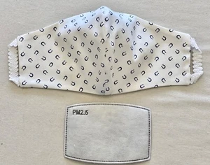 Face Mask Nose Wire Unisex Washable Reusable Olson style PM2.5 filter included. - Picture 1 of 5