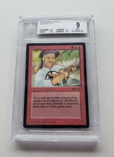 MTG Aladdin Arabian Nights Magic the Gathering Reserved List BGS 9 Graded! Rare