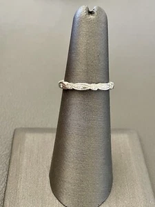 Platinum Diamond Eternity Band. Size 5.5 (R119) - Picture 1 of 6