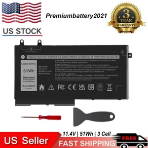 1V1XF 51Wh Battery Replacement for DELL Precision 3540 3550 Latitude 5400 R8D7N - Picture 1 of 11