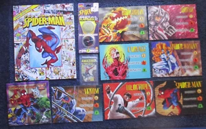 SPIDER-MAN COLLECTIBLES Tattoos CALLING CARD Overpower Cards METAL SLAMMER SET + - Bild 1 von 8