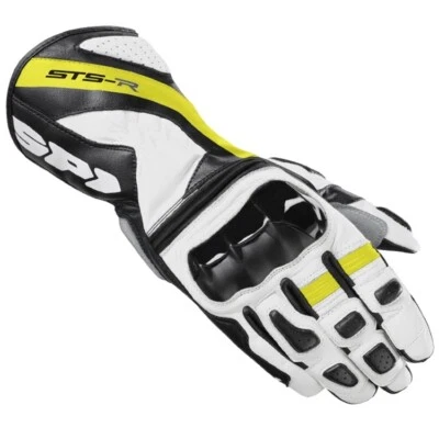 SPIDI STS-R2 GLOVE Leather Motorcycle Racing Everyday Gloves Track days #A205   - Image 1 of 4