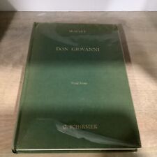 RARE 1961 Vintage "DON GIOVANNI" MOZART 2 part Opera Vocal Score G. Schirmer HB