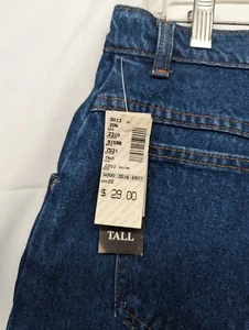 Capistrano Womens Straight Leg Jeans Blue  High Rise Relaxed Fit 22 New 39x31 - Picture 1 of 15