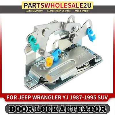 Actuador de bloqueo de puerta lateral del pasajero delantero para Jeep Wrangler YJ 1987 1988 1989-1995 Foto 1 de 4