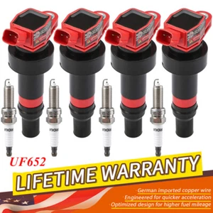 Ignition coils & Spark Plug Pack Bobina for UF652 Hyundai Accent Kia Dodge 1.6L - Picture 1 of 18