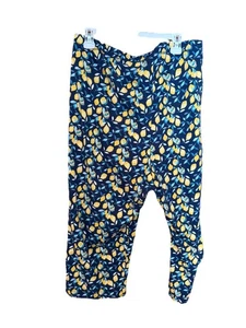Catherines Sleepwear Size 4X 30/32 Cotton Capri Pajama Pants PJ Bottom NWT Lemon - Picture 1 of 5