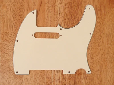 PICKGUARD VINTAGE BLANCO ENVEJECIDO 3 CAPAS PARA TELECASTER Foto 1 de 2
