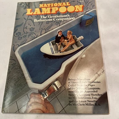 Vintage National Lampoon Magazine - 1975 - The Gentleman's Bathroom Companion - Image 1 of 4