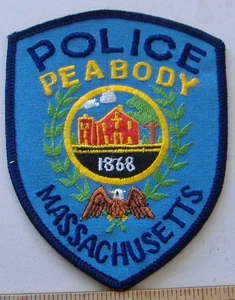 PEABODY MASSACHUSETTS TOPPA TESSUTO POLIZIA - Foto 1 di 1