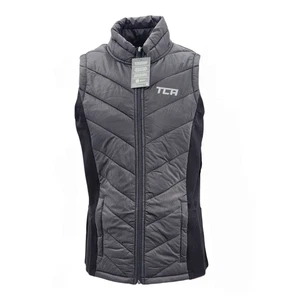 TCA Men’s Padded Body Warmer – Black Lightweight Insulated Gilet - Picture 1 of 4