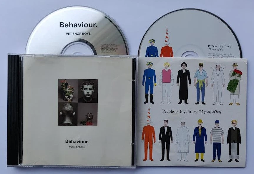 PET SHOP BOYS - BEHAVIOUR + 25 YEARS OF HITS (CD 1990) *Bonus Greatest Hits CD* - Image 1 of 1