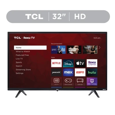 TCL 32" 720P HD LED Smart TV with Roku - Stunning Clarity and Entertainment - Image 1 of 4