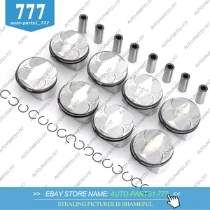 STD 8X Pistons Rings Set Φ87mm For BMW 540i E60 740i E65 E66 E61 N62B40 4.0L V8 - Picture 1 of 5