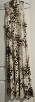 Maxi Vestido Bar lll Aimee Para Mujer Estampado Animal Cuello Simulado Sin Mangas/Forrado XL NUEVO CON ETIQUETAS Foto 1 de 4