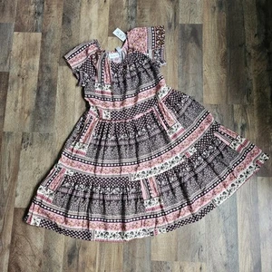 NWT tiered short-sleeved dress from The Children’s Place in Youth Size XL (14) - Picture 1 of 10