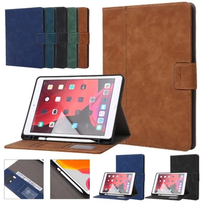 Кожаный чехол для iPad (A16) 11/10/9/8/7/6-го поколения Flip стойка Smart чехол - Изображение 1 из 4