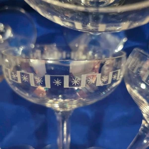 Seneca Geo & Star Crystal Goblets, Cordials, Martini/Champagne or Wine Glasses - Picture 1 of 16