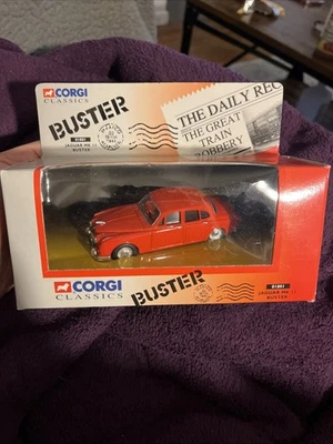 Corgi 1/43 Scale Model Car 01801 Jaguar MK2 'Buster' - Red Vintage New In Box - Image 1 of 4