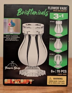 Bricktanicals Flower Vase Brick Building Set - Picture 1 of 6