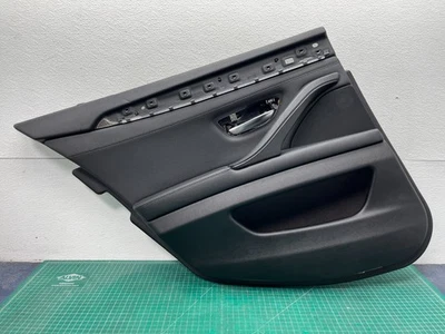 11-16 BMW F10 5 SERIES 528i 535i REAR LEFT DOOR PANEL BLACK LCSW OEM - Image 1 of 4