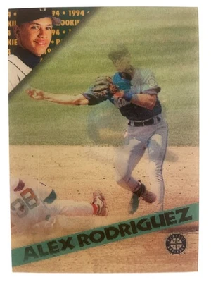 1994 Sportflics 2000 Rookie & Traded Alex Rodriguez #148 Rookie Card RC - Image 1 of 2