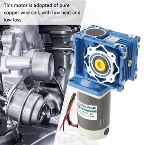 (15k)DC24V 90W 5D90GN-RV40 Worm Gear Motor Speed Adjustable With Self Locki DW - Picture 1 of 12