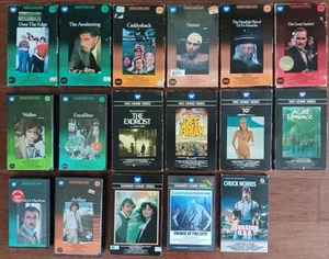 WCI/Warner Home Video VHS Lot 17 Big Box/Clamshell 1979-85 (Caddyshack,Exorcist) - Picture 1 of 24