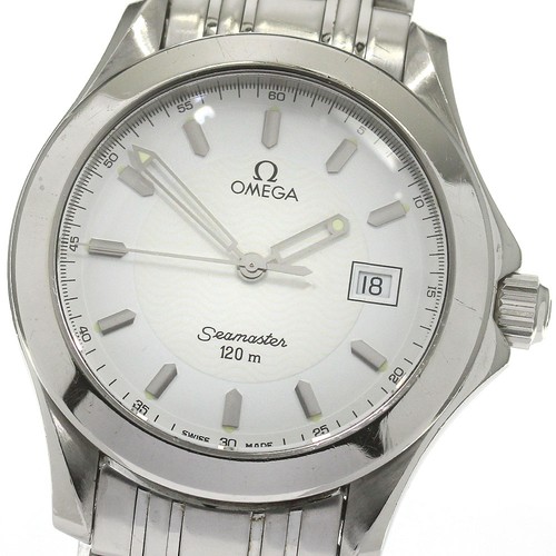 Orologio Uomo Omega Seamaster120 2511.21 Data Quadrante Bianco Quarzo_870026