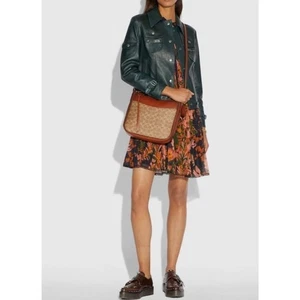 Coach Signature Leder Chaiselongue Umhängetasche - Bild 1 von 8