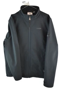 Giacca Softshell TOG24 Nera Taglia L Uomo Feizor Full Zip Passeggio Attivo Casual - Foto 1 di 8