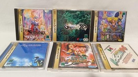 Sega Saturn Game Software 6 Piece Set Grandia Shining #6dc666