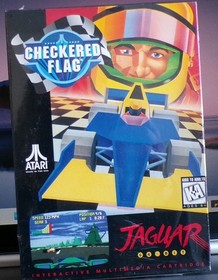 Checkered Flag Atari Jaguar 1994 New Factory Sealed Authentic Mint Condition