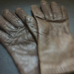 Guanti vintage anni 90 Carlo Amboldi Thinsulate pelle marrone foderati taglia L - Foto 1 di 5