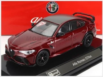 BURAGO 18-38307R ALFA ROMEO - GIULIA GTAm 2020 - WITH HARD SHOWCASE - EXCLUSIVE  - Immagine 1 di 2