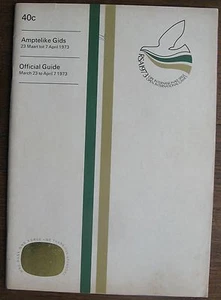 RSA 1973 Open International Games (Südafrika) Official Guide (Programm) Sport - Bild 1 von 2