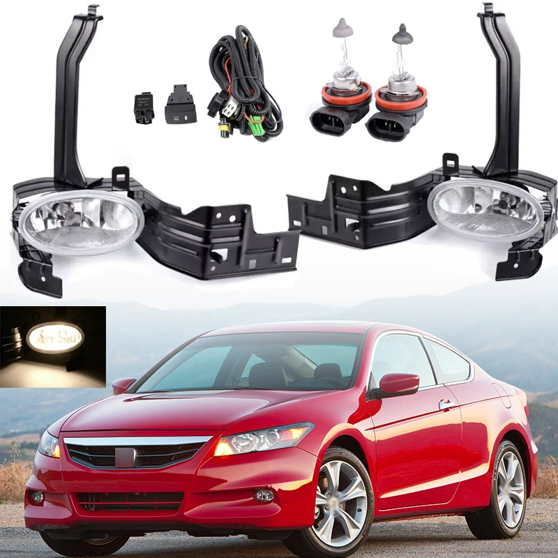 Пара противотуманных фар переднего бампера для Honda Accord 2008-2011 седан/купе с смазкой - Изображение 1 из 4