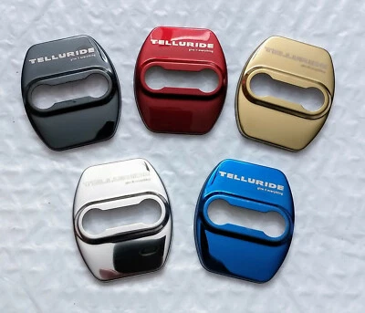 Protector de cerradura de puerta de acero KIA Telluride 2020-23 cubierta contra golpes - ¡Envío gratuito! Foto 1 de 4