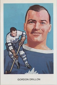 Postal MR ALE 1983 Salón de la Fama del Hockey Serie Gordon Drillon Mapel Leafs B93 - Imagen 1 de 3