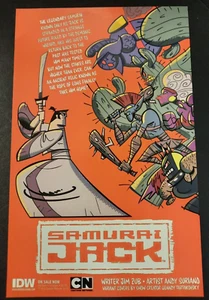 IDW Comics SAMURAI JACK Cartoon Network Promo Art ~ Comic Page PRINT AD 2013 - Picture 1 of 1